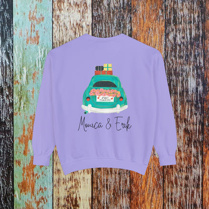 Couples Just Married Sweatshirts Sweatshirt Brides by Emilia Milan 