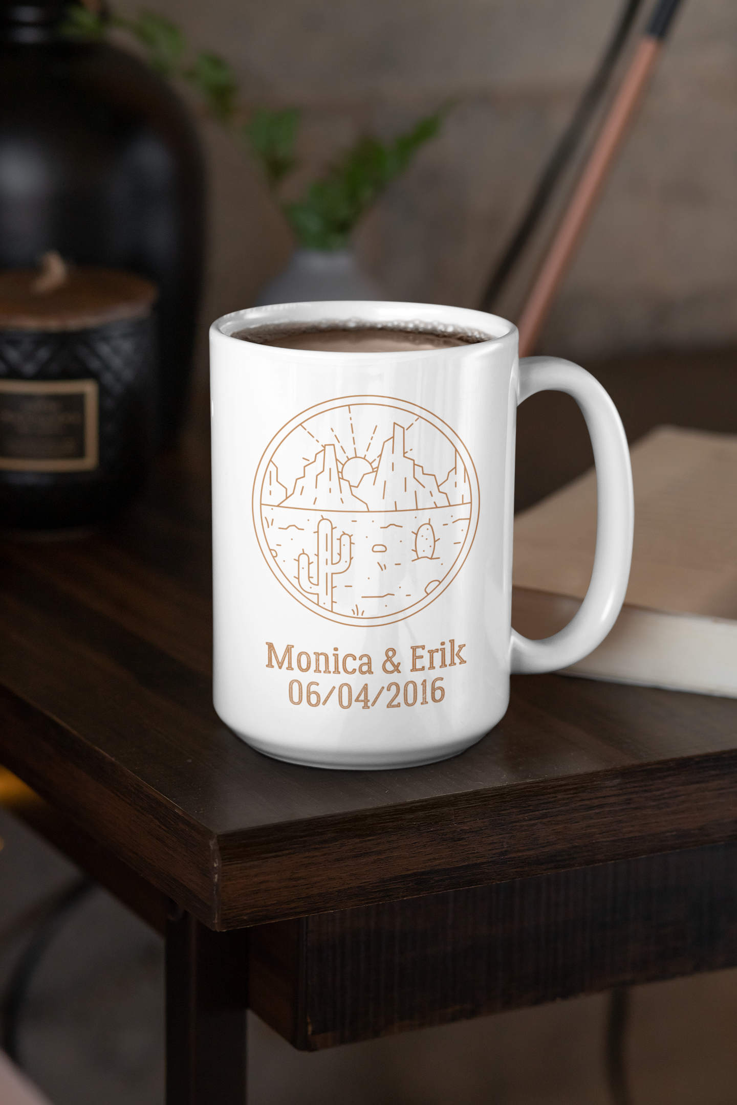 Personalized Coffee Mugs For Traveling Couple Mug Brides by Emilia Milan 