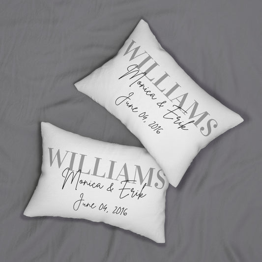 Personalized Pillows For Couples Home Decor Brides by Emilia Milan 