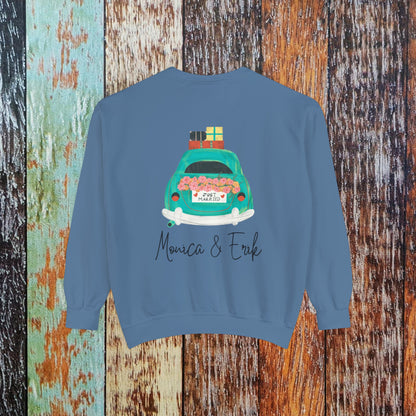 Couples Just Married Sweatshirts Sweatshirt Brides by Emilia Milan 