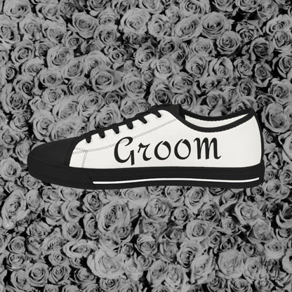 Gothic Groom Sneakers Shoes Brides by Emilia Milan 