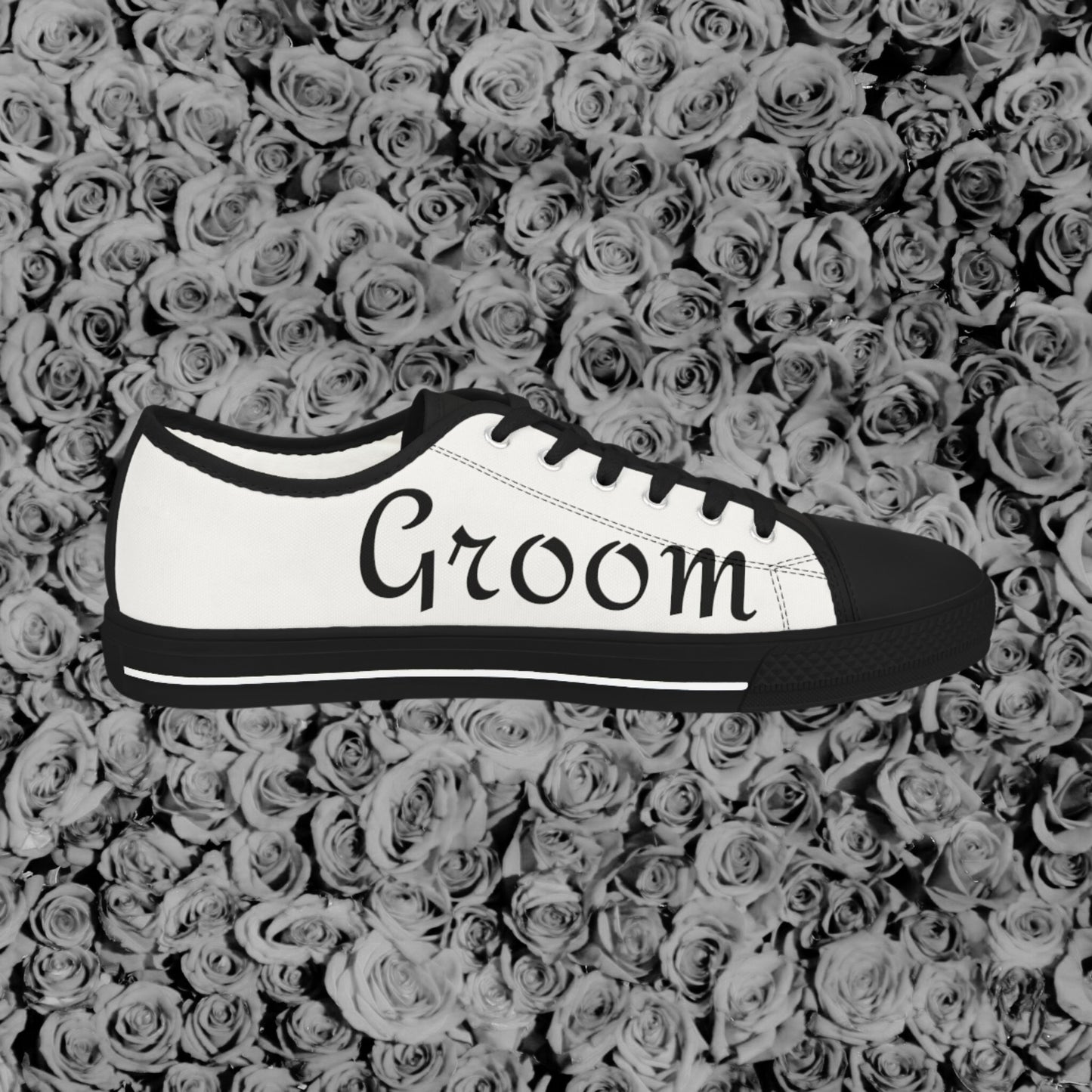 Gothic Groom Sneakers Shoes Brides by Emilia Milan 