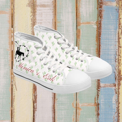 Personalized Western Bride Sneakers Shoes Brides by Emilia Milan 