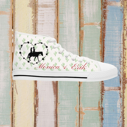 Personalized Western Bride Sneakers Shoes Brides by Emilia Milan 