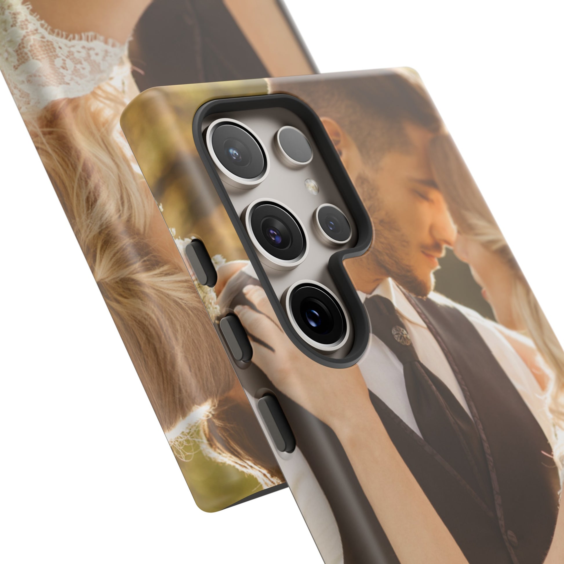 Personalized Phone Cases With Picture, Names and Date Phone Case Brides by Emilia Milan 