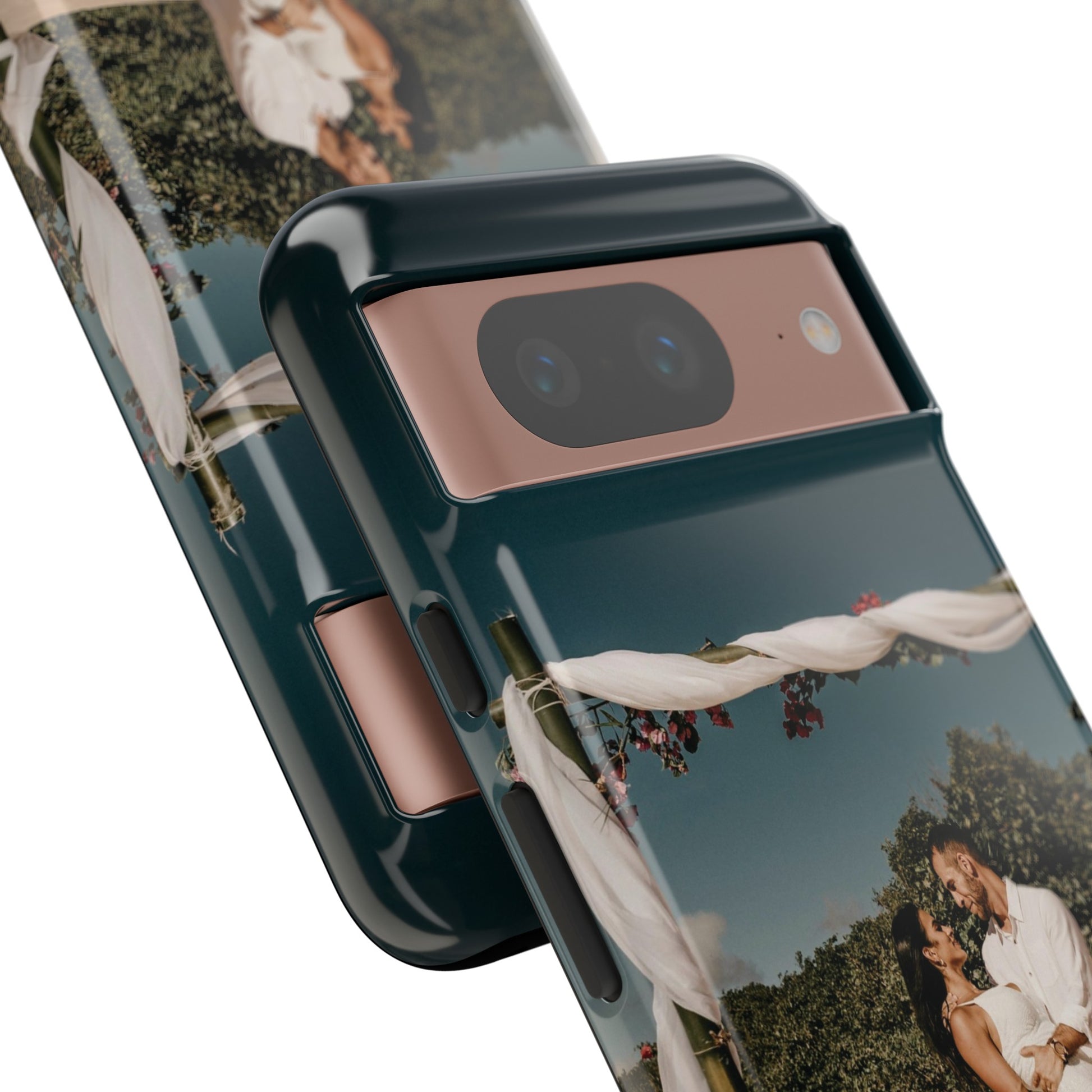 Personalized Phone Cases With Picture, Names and Date Phone Case Brides by Emilia Milan 