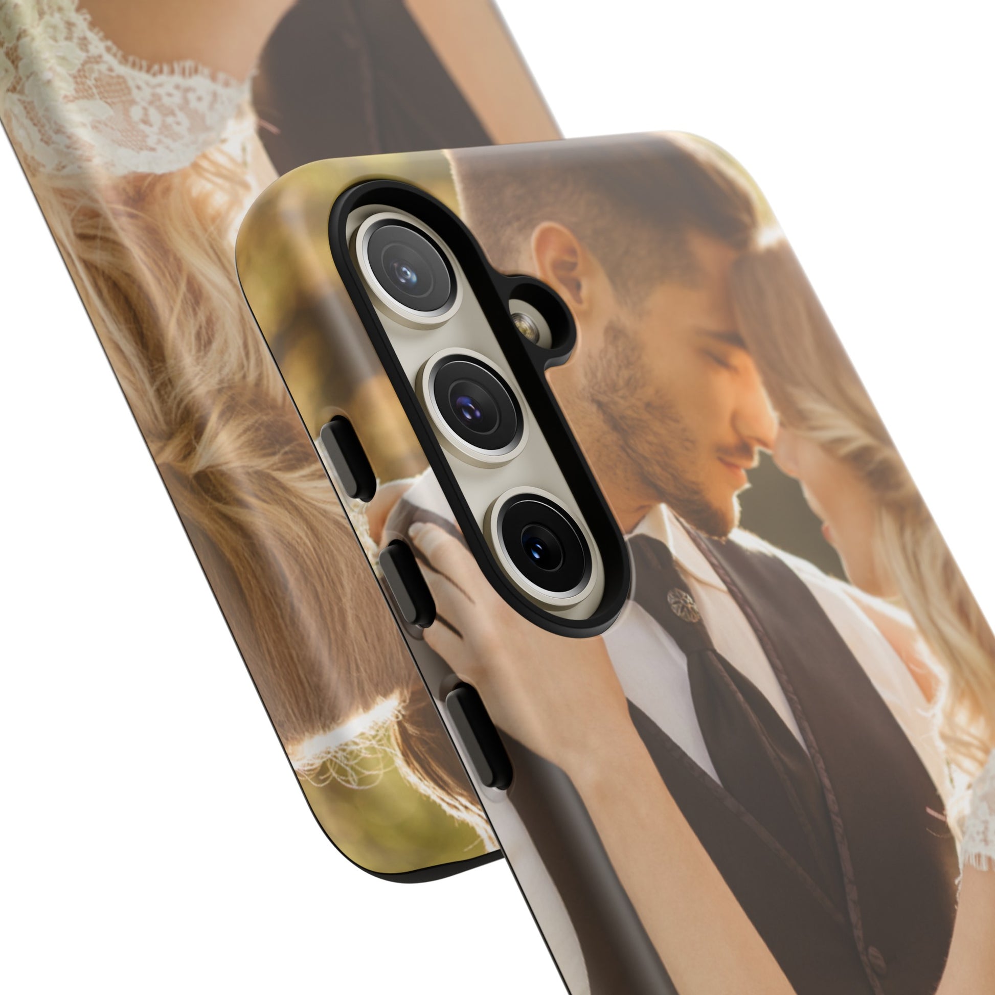 Personalized Phone Cases With Picture, Names and Date Phone Case Brides by Emilia Milan 