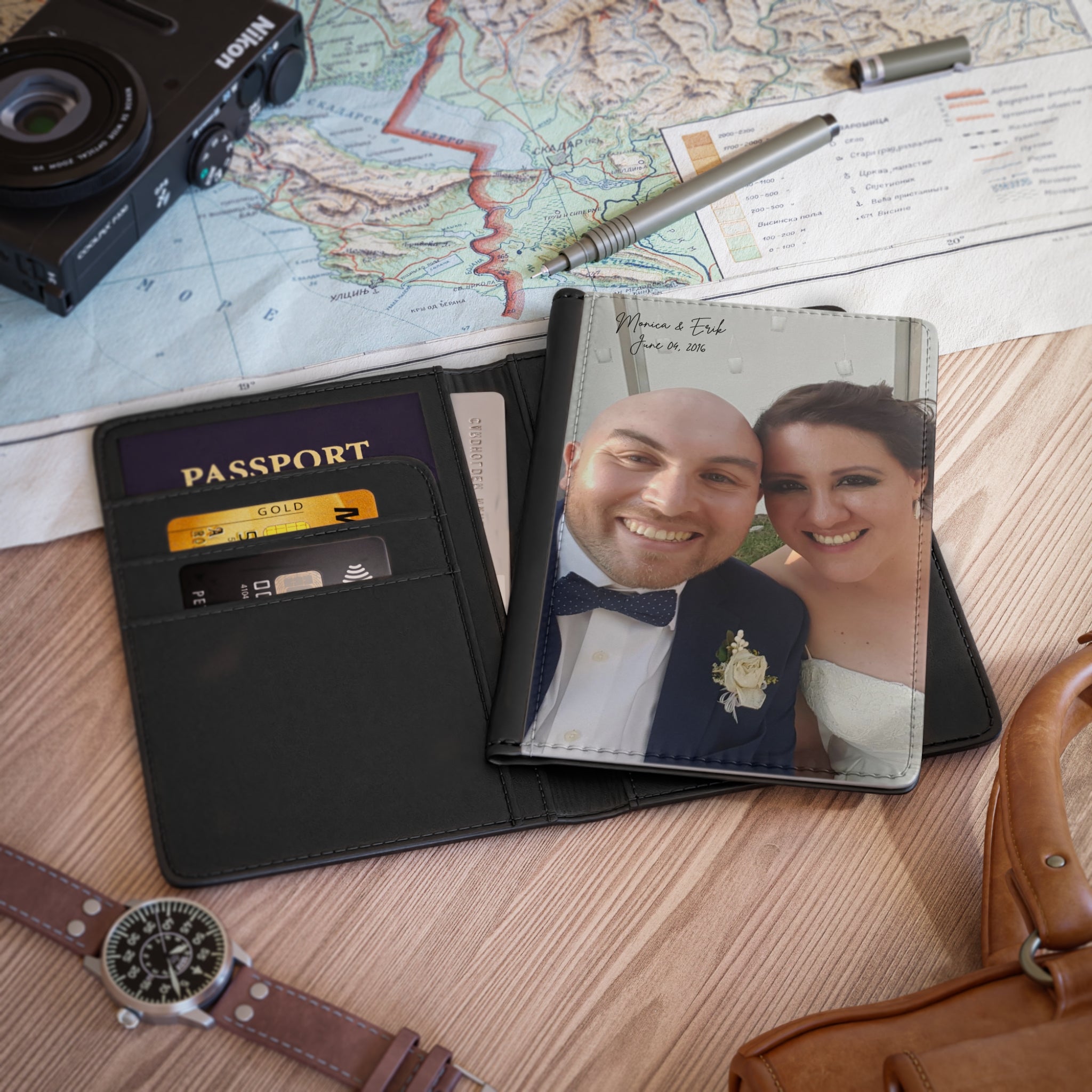 Personalized Passport Covers For Couples Accessories Brides by Emilia Milan 