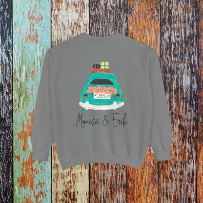 Couples Just Married Sweatshirts Sweatshirt Brides by Emilia Milan 