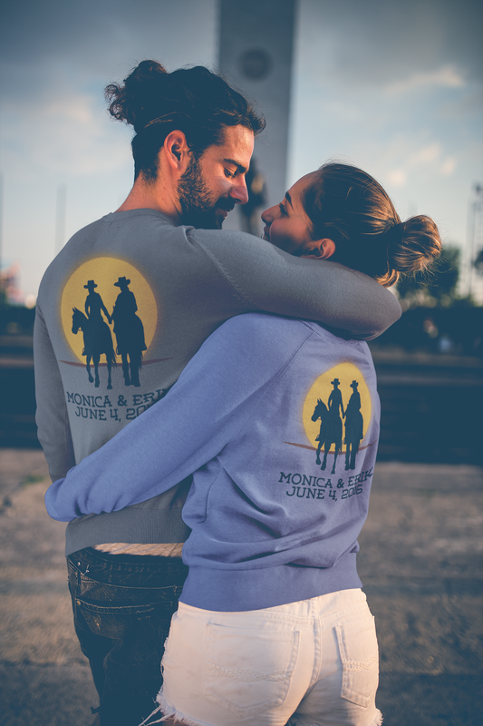 Personalized Couples Sweatshirts Sweatshirt Brides by Emilia Milan 