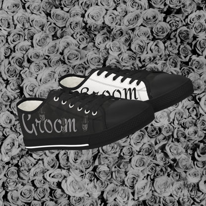 Gothic Groom Sneakers Shoes Brides by Emilia Milan 