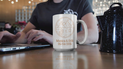 Personalized Coffee Mugs For Traveling Couple