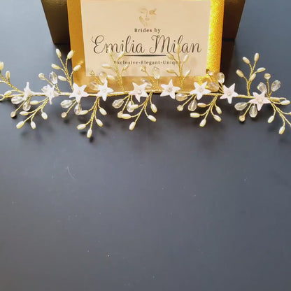 Elizabeth Bridal Hair Vine