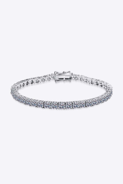 Sterling Silver 4.9 Carat Moissanite Women Tennis Bracelet Moissanite Jewelry Brides by Emilia Milan 