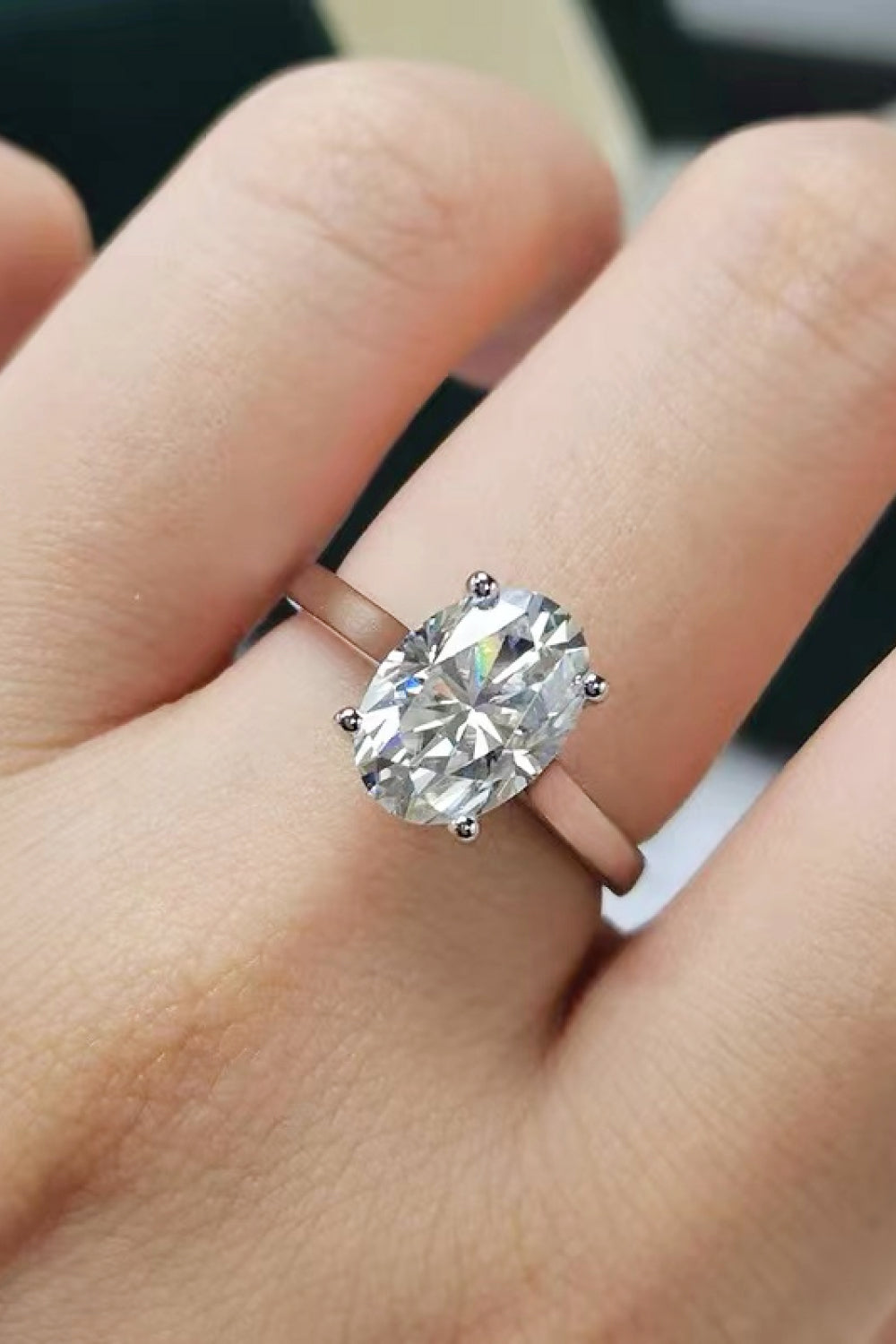 2.5 Carat Moissanite Solitaire Ring Moissanite Jewelry Brides by Emilia Milan 