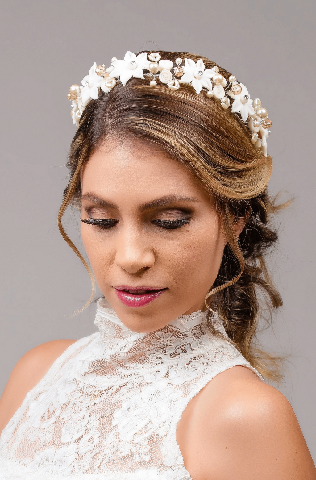 Olivia Boho Wedding Headband Wedding Hair Pieces Brides by Emilia Milan 