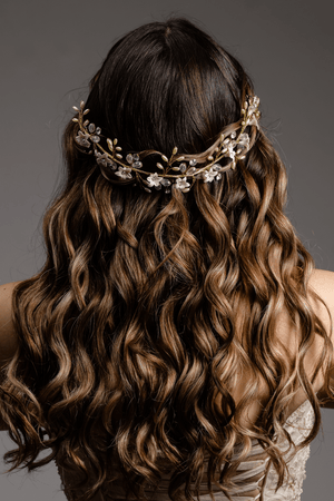 Elizabeth Bridal Hair Vine Wedding Hair Vines Brides by Emilia Milan 