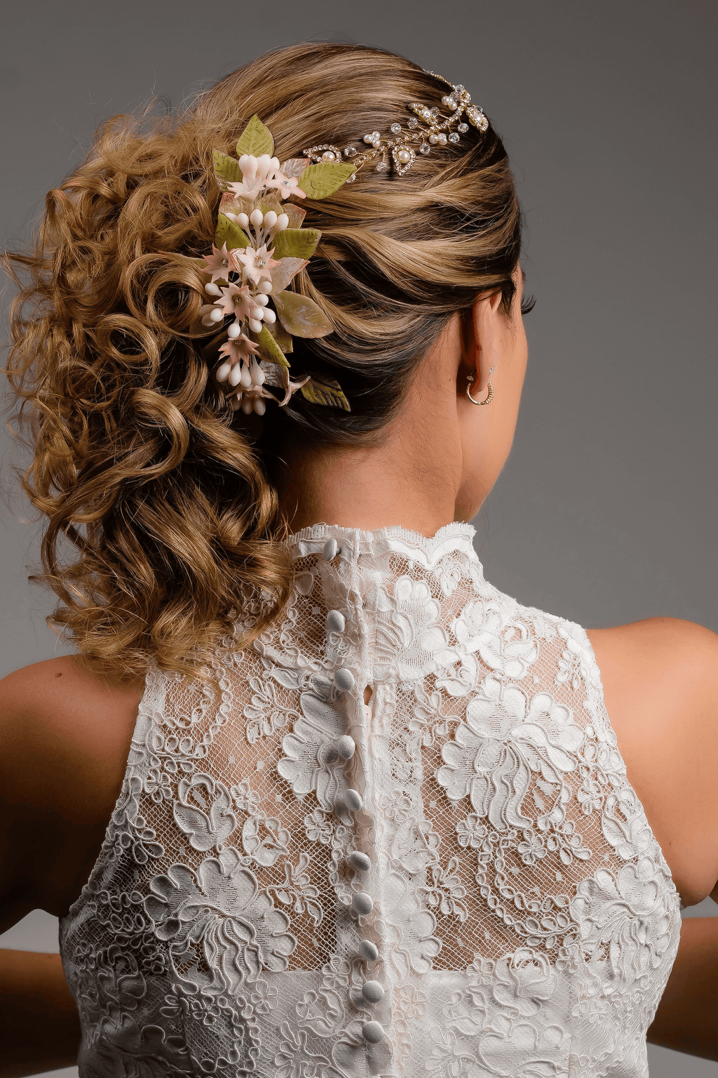 Artemis Flower Wedding Headpiece Wedding Hair Pieces Brides by Emilia Milan 